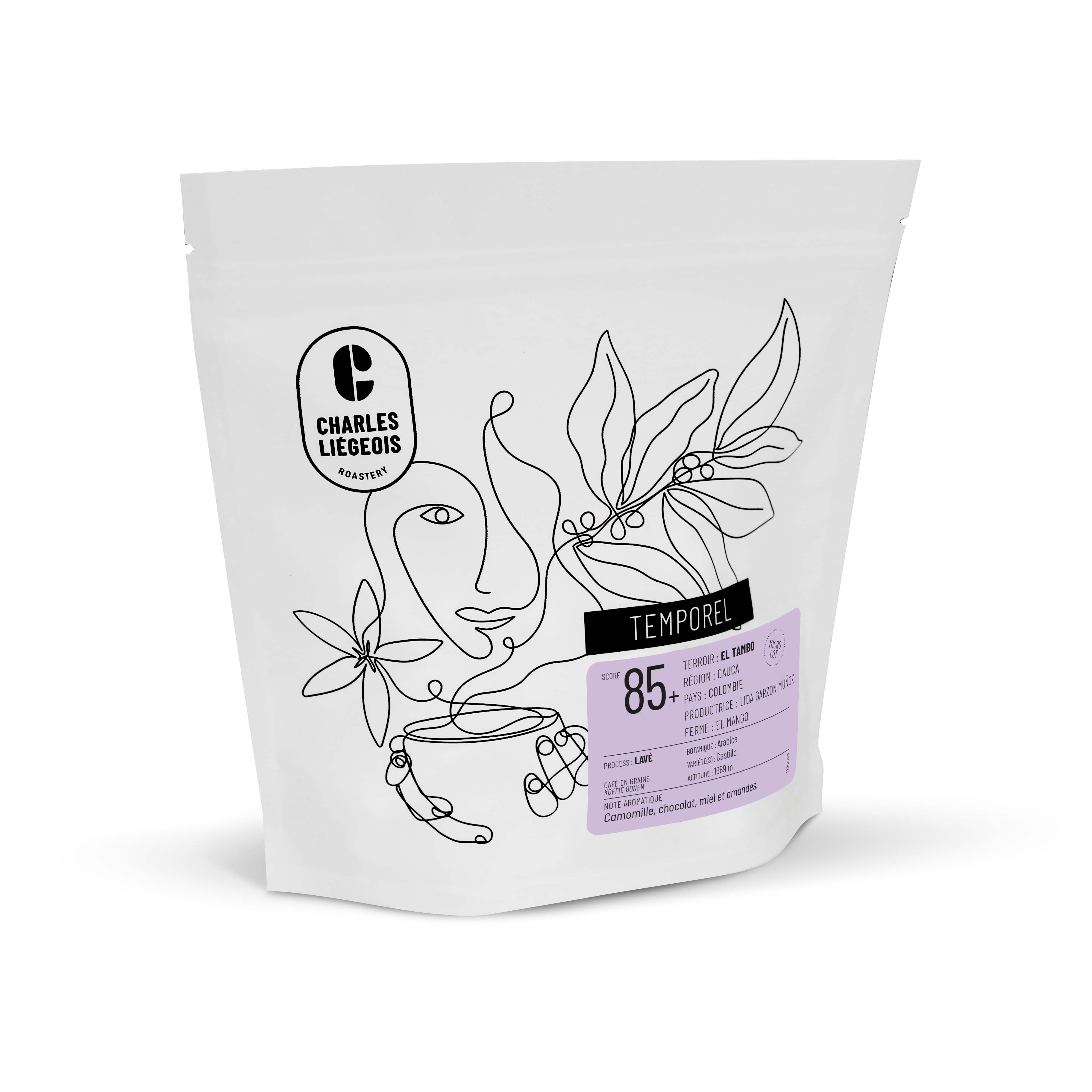 Temporel - El Tambo El Tambo - pack Temporel, gamme de café en grains éphémère torréfié à Battice, Liège