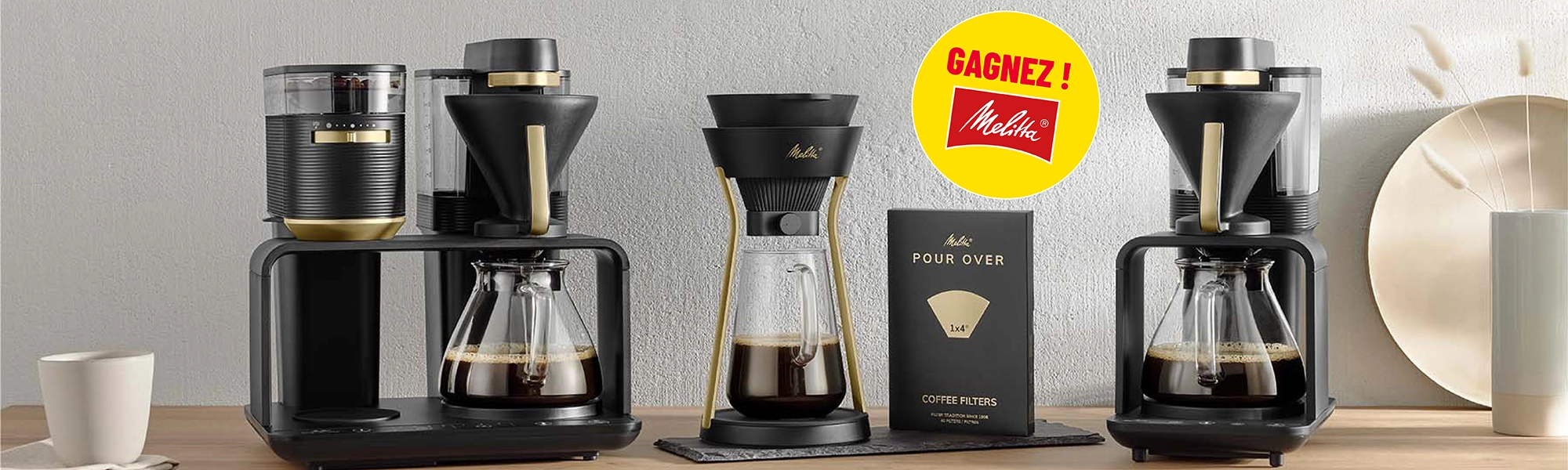 Gamme de machine a café Momentum, de la marque Melitta®