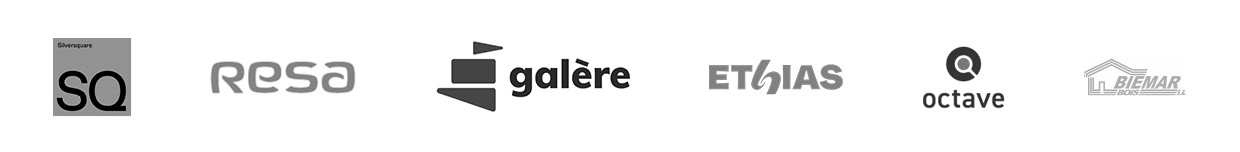 Logos de 6 entreprises clientes satisfaites utilisant les solutions caf&eacute; de Charles Li&eacute;geois pour leurs pauses en entreprise, illustrant la confiance et la qualit&eacute; de service.