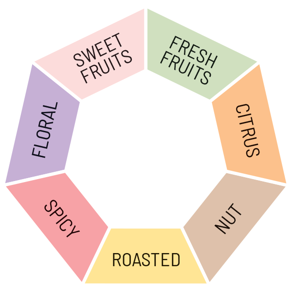 Temporel flavor wheel