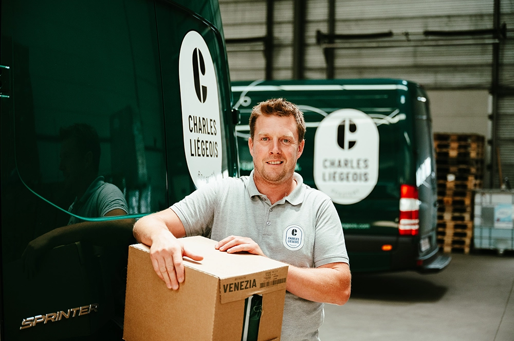 Gaëtan, chauffeur-livreur.