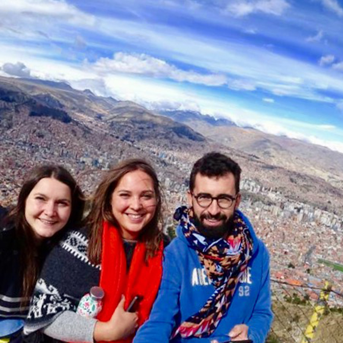 Sarah, Marie et Quentin en Bolivie