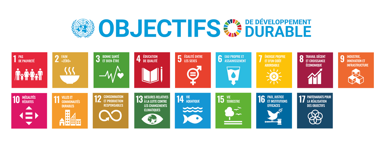 les 17 objectifs de développement durable