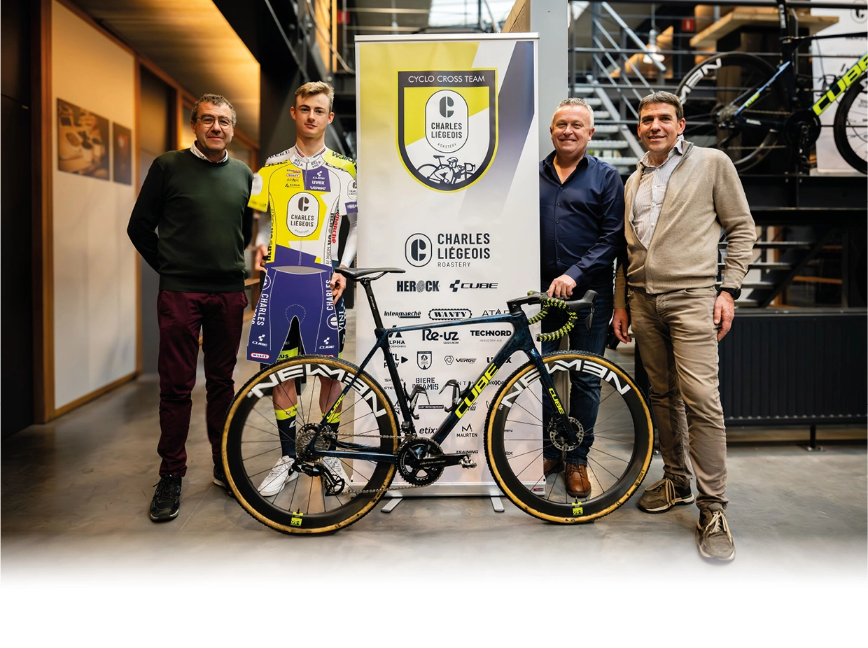 Charles Liégeois Roastery devient le partenaire principal de l'équipe de cyclo-cross d'Intermarché-Wanty