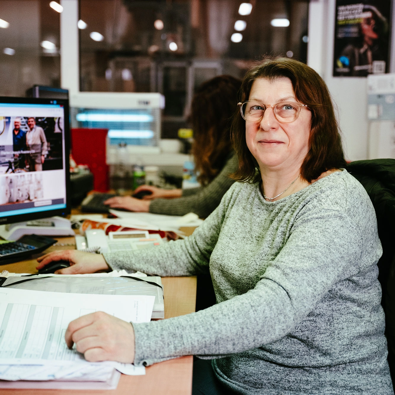 Nathalie, Employée administrative