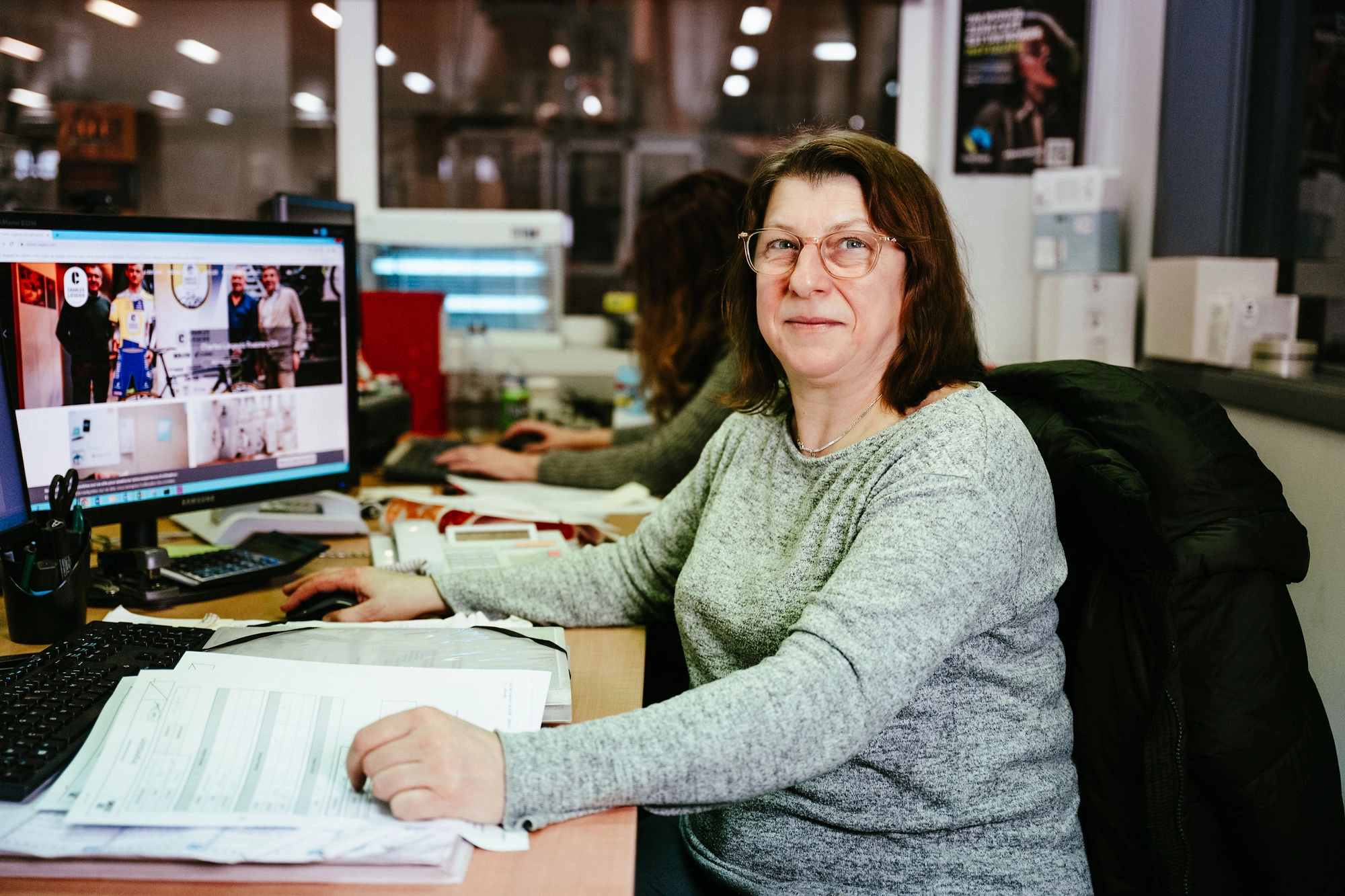 Nathalie, employée administrative