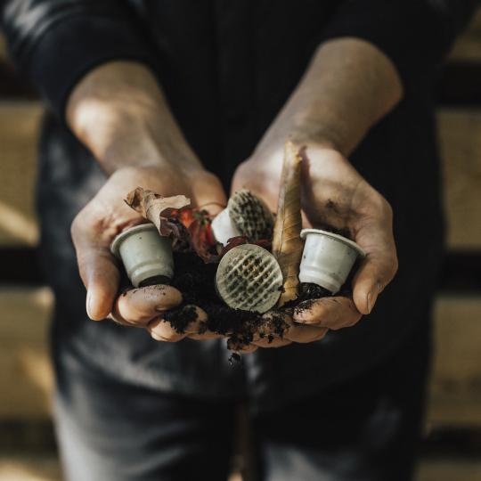 capsules mises au compost capsules de café compostable