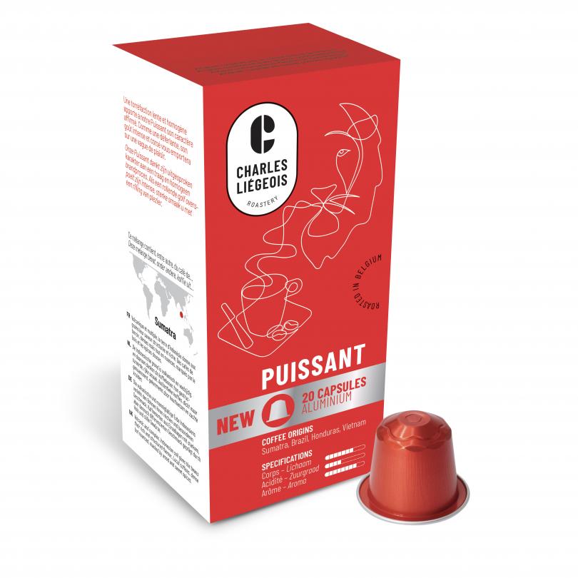 Capsules compatibles Nespresso® Puissant