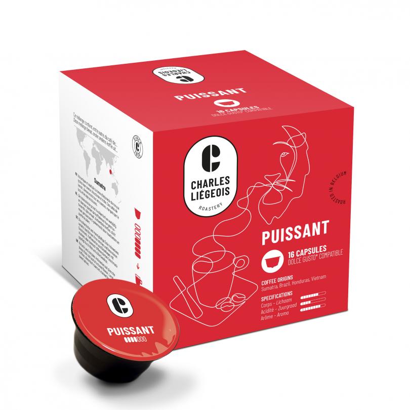 Capsules compatibles Dolce Gusto® Puissant
