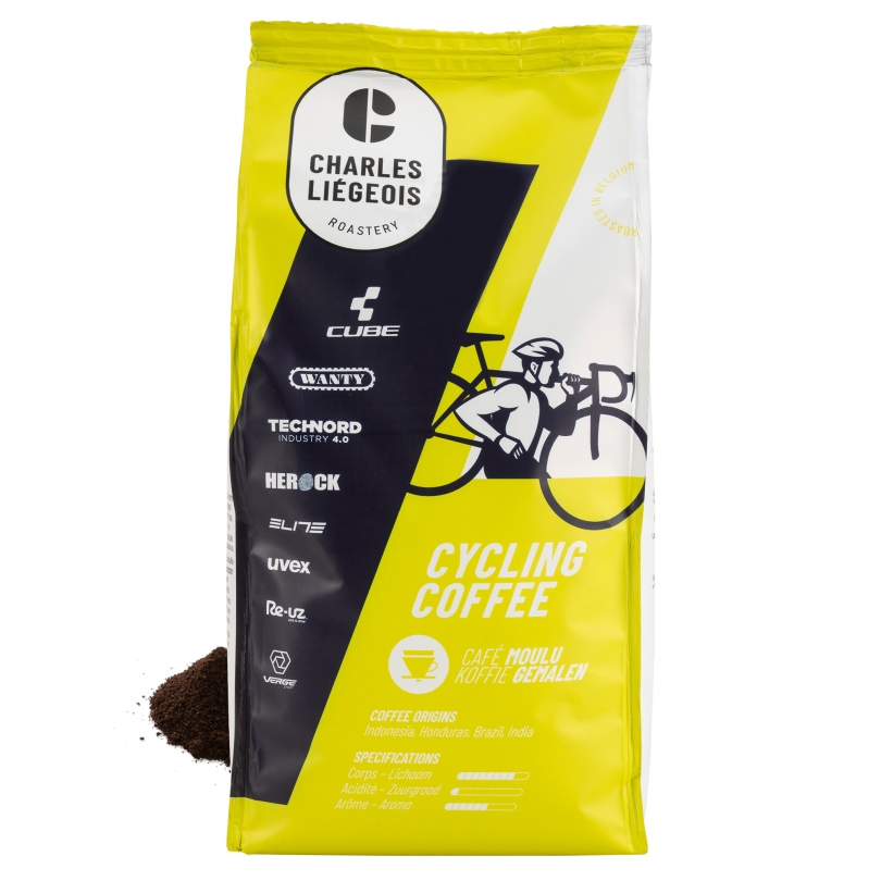 Pack de café édition spéciale cyclocross Coffee Cycling moulu de Charles Liégeois – 500g