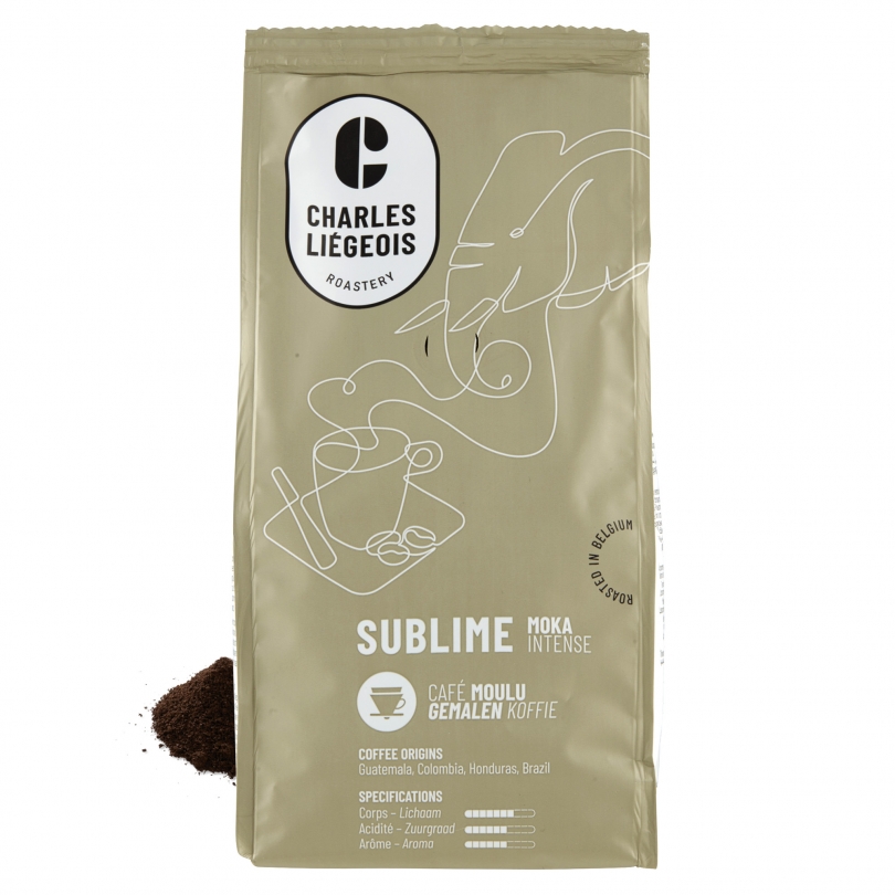 Paquet de café moulu Sublime de Charles Liégeois – 500g