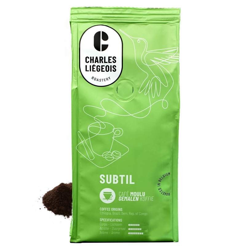 Paquet de café moulu Subtil 250g de Charles Liégeois