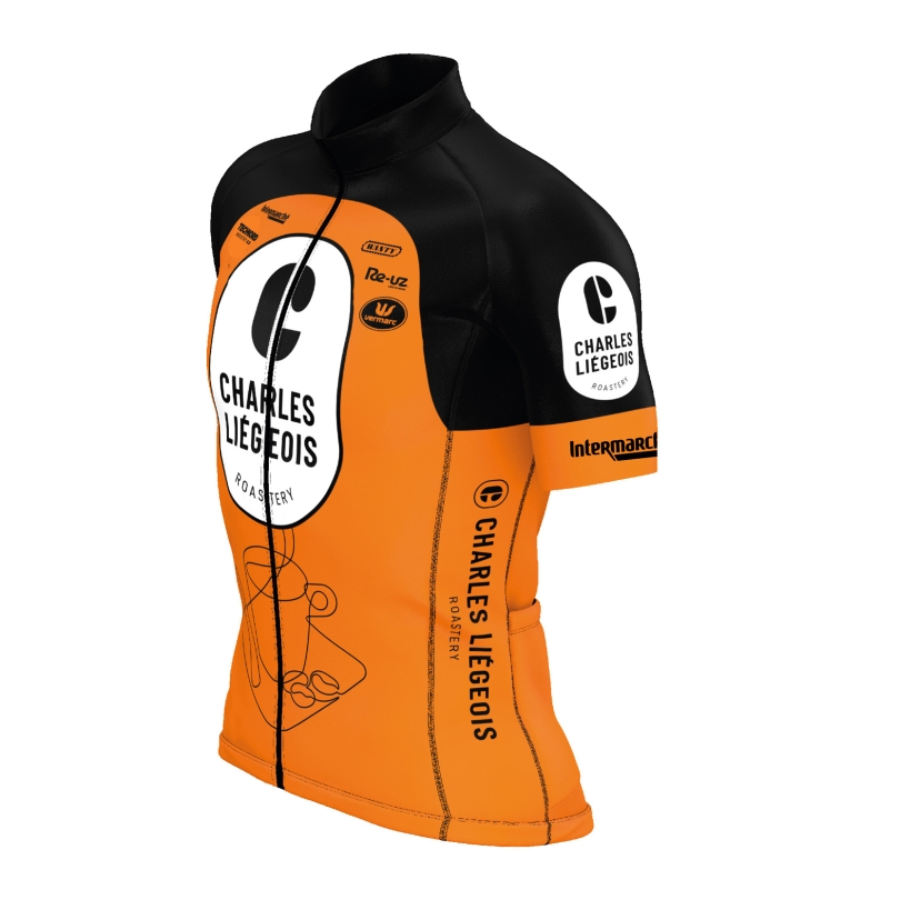 Vareuse Charles Liégeois Roastery CX côté gauche