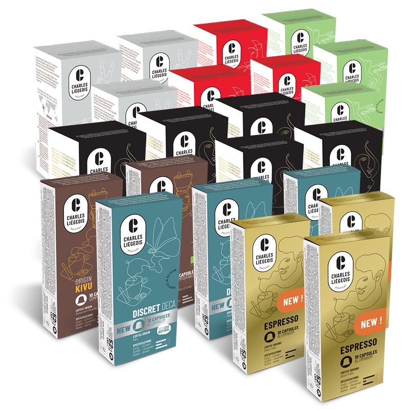 Pack Capsules compatibles Nespresso®